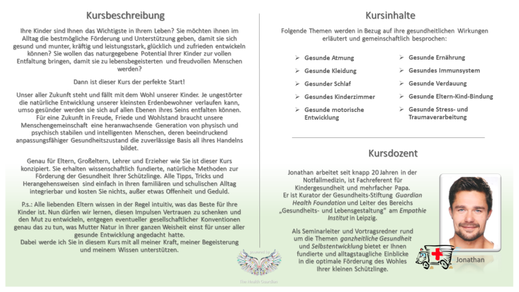 Guardian Health, JovonRo, Jonathan von Rosenberg, Gesundheit, Kindergesundheit, Atmung, Stress, Stressmanagement, Fasten, Vagus